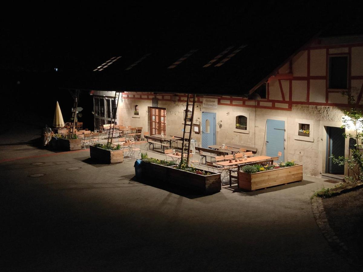 Gasthaus Holdermuehle Creglingen Exterior photo
